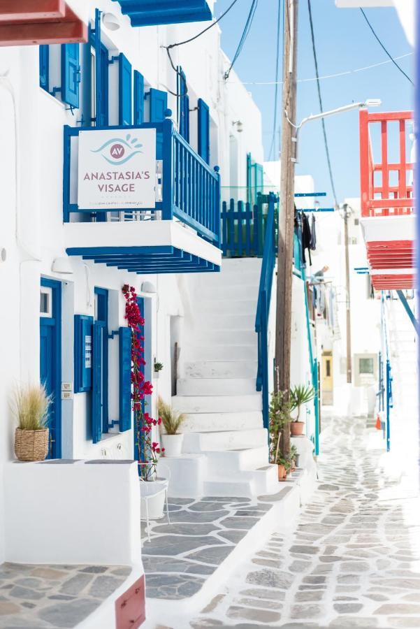 Anastasia'S Visage Stylish Accommodation Rooms City Centre Mykonos Mykonos Town Exteriör bild